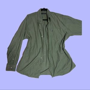 Olive green Button up!!